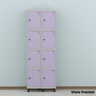 Armário Guarda Volume Locker Roupeiro 8 Portas Aço GRP 502/8  - 15