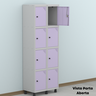 Armário Guarda Volume Locker Roupeiro 8 Portas Aço GRP 502/8  - 18