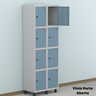 Armário Guarda Volume Locker Roupeiro 8 Portas Aço GRP 502/8  - 18
