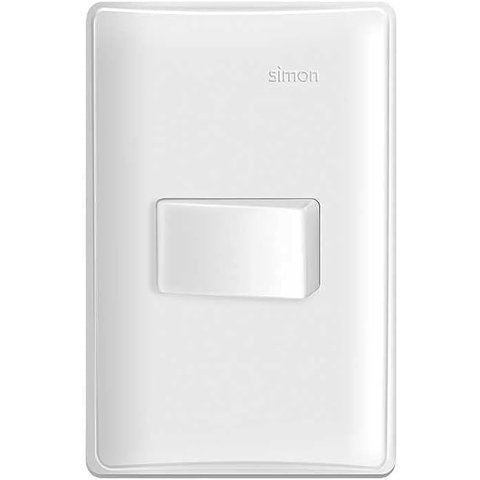 Conjunto 4x2 Interruptor Simples Branco Simon 19