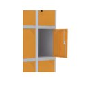 Ver imagem 3 de Armário Roupeiro 6 Portas Aço GRP 502/6 