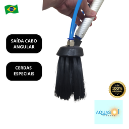 Vassoura Para Lavar Placa Solar 40cm Com Cabo Telescópico 4M - 3