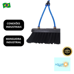 Vassoura Para Lavar Placa Solar 40cm Com Cabo Telescópico 4M - 4