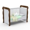 Berço Americano 3 em 1 Branco/madeira Mirelle + Colchão - 4