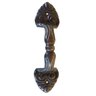Puxador Para Porta Em Bronze 21 X 5,5 Cm Artesanal Maravilha - 3