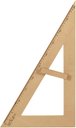 Ver imagem 6 de Conj 3 Kit Geométrico do Professor MDF com 3 Régua 60 cm, 3 Compasso para Quadro Branco, 3 Esquadro