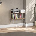 Ver imagem 5 de Estante Nicho 2 Prateleiras 72 Cm Li008 Canela Branco Kpb