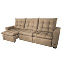 Ver imagem 2 de Sofa 3 Lugares Retratil e Reclinavel Julia 2.82 Cm Capuccino