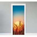 Ver imagem 1 de Adesivo de Porta - Pôr do Sol e Trigos