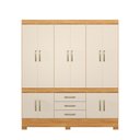 Ver imagem 2 de Guarda Roupa Casal 10 Portas New Murano Cinamon Off White - Demóbile