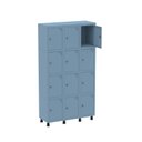 Ver imagem 2 de Armário Guarda Volume Locker Roupeiro 12 Portas Aço GRP 503/12 