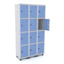 Ver imagem 2 de Armário Guarda Volume Locker Roupeiro 12 Portas Aço GRP 503/12 