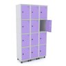 Armário Guarda Volume Locker Roupeiro 12 Portas Aço GRP 503/12  - 2