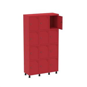 Armário Guarda Volume Locker Roupeiro 12 Portas Aço GRP 503/12