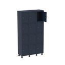 Ver imagem 2 de Armário Guarda Volume Locker Roupeiro 12 Portas Aço GRP 503/12