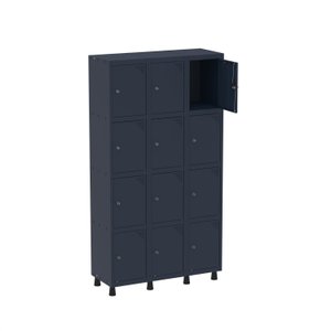 Armário Guarda Volume Locker Roupeiro 12 Portas Aço GRP 503/12 