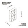Armário Guarda Volume Locker Roupeiro 12 Portas Aço GRP 503/12  - 4