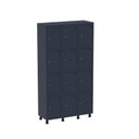 Ver imagem 3 de Armário Guarda Volume Locker Roupeiro 12 Portas Aço GRP 503/12