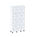 Ver imagem 2 de Armário Guarda Volume Locker Roupeiro 12 Portas Aço GRP 503/12 