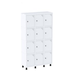 Armário Guarda Volume Locker Roupeiro 12 Portas Aço GRP 503/12 