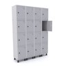 Armário Guarda Volume Locker Roupeiro 16 Portas Aço GRP 504/16  - 2