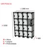 Armário Guarda Volume Locker Roupeiro 16 Portas Aço GRP 504/16  - 3