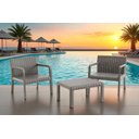 Ver imagem 4 de Conjunto para Área Externa Maldivas com 2 Poltronas, 1 Mesa - Grafite