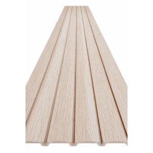 Painel Ripado Wpc Carvalho 96x25cm 10mm - Revestimento Decorativo Parede Sala Quarto