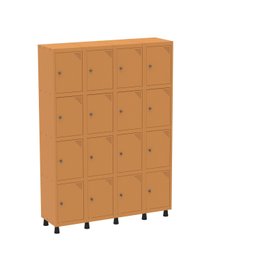 Armário Guarda Volume Locker Roupeiro 16 Portas Aço GRP 504/16  - 3