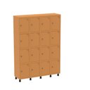 Ver imagem 3 de Armário Guarda Volume Locker Roupeiro 16 Portas Aço GRP 504/16