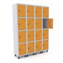 Ver imagem 2 de Armário Roupeiro 16 Portas Aço GRP 504/16 