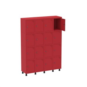 Armário Guarda Volume Locker Roupeiro 16 Portas Aço GRP 504/16 