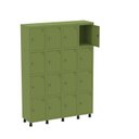 Ver imagem 2 de Armário Guarda Volume Locker Roupeiro 16 Portas Aço GRP 504/16 