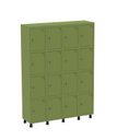 Ver imagem 3 de Armário Guarda Volume Locker Roupeiro 16 Portas Aço GRP 504/16 