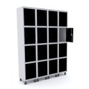 Ver imagem 2 de Armário Guarda Volume Locker Roupeiro 16 Portas Aço GRP 504/16 