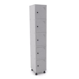 Armário Guarda Volume Locker Roupeiro 5 Portas Aço GRP 501/5  - 2