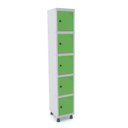 Ver imagem 2 de Armário Guarda Volume Locker Roupeiro 5 Portas Aço GRP 501/5