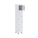 Ver imagem 3 de Armário Locker Roupeiro 5 Portas Aço Grp 501/5 Branco