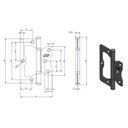 Ver imagem 3 de Kit 6 Dobradiça Sobrepor Porta Cromada 4" X 3" Ref. 138