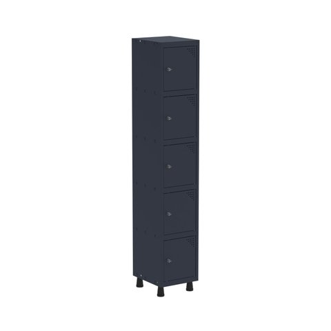 Armário Locker Roupeiro 5 Portas Aço Grp 501/5 