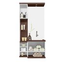 Ver imagem 3 de Conjunto Armario para Banheiro Turim Nogal Ebano