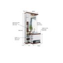 Ver imagem 4 de Conjunto Armario para Banheiro Turim Nogal Ebano