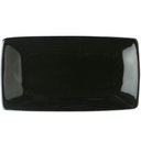 Ver imagem 3 de Kit 12 Bandejas Rasas 22cm Porcelana Germer Prato Sushi Preto Oriental Sashimi