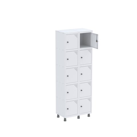 Armário Guarda Volume Locker Roupeiro 10 Portas Aço GRP 502/10 