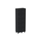 Ver imagem 3 de Armário Guarda Volume Locker Roupeiro 10 Portas Aço Grp 502/10 Preto