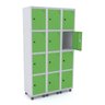 Armário Guarda Volume Locker Roupeiro 12 Portas Aço GRP 503/12  - 2