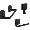 Ver imagem 5 de Kit Porta Toalha de Banho Papeleira Cabide Ventosa F.max