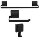 Ver imagem 2 de Kit Porta Toalha de Banho Papeleira Cabide Ventosa F.max