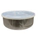 Ver imagem 4 de Kit 5 Tigelas Inox Pote C/ Tampa de Plástico Cozinha Alimentos Armazenamento Prateado Resistente