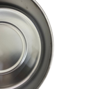 Ver imagem 5 de Kit 5 Tigelas Inox Pote C/ Tampa de Plástico Cozinha Alimentos Armazenamento Prateado Resistente